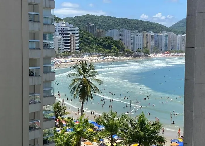 Apartamento No Guaruja Com Vista Para O Mar